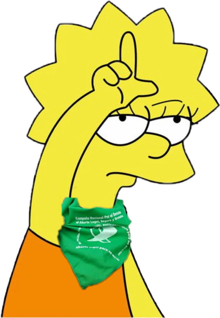 #lisasimpson #lisa #simpson #simpsons #abortolegalya - Lisa Simpson Loser Png (749x1083), Png Download