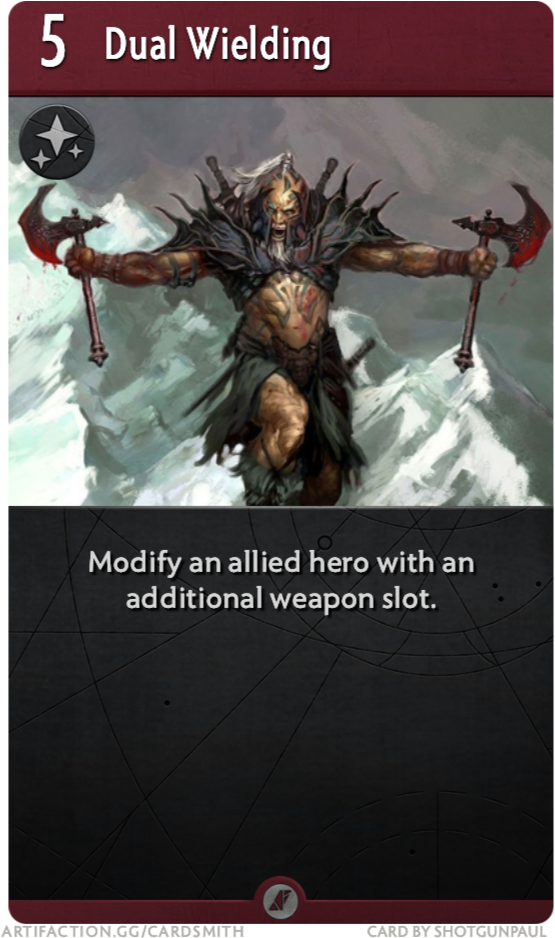 Artifact - Dual Axe Barbarian (1100x942), Png Download