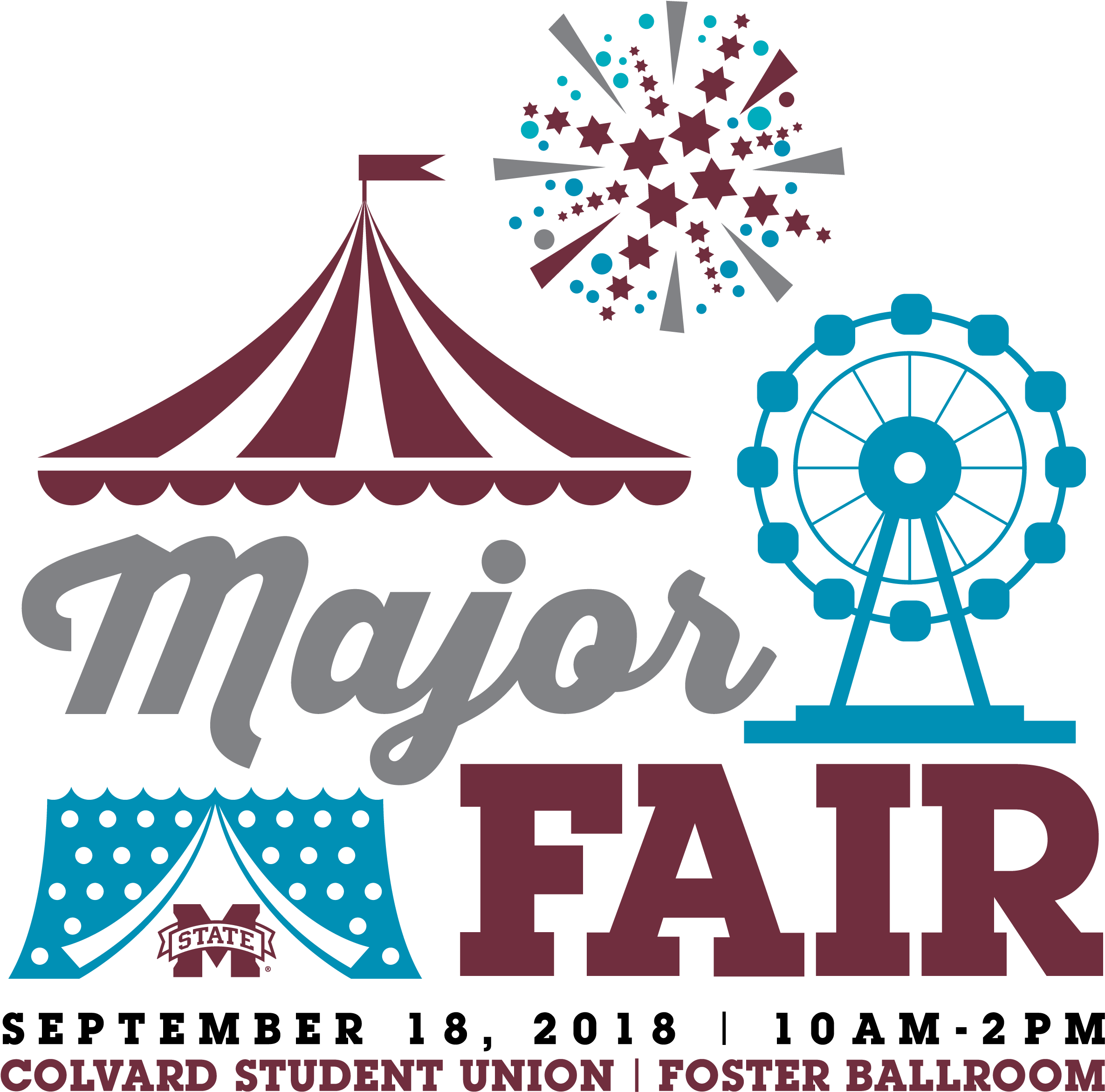 Msu Students Are Invited To Attend The Major Fair To - Mississippi State University (2472x2424), Png Download