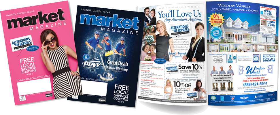 Market Magazine - Flyer (972x399), Png Download