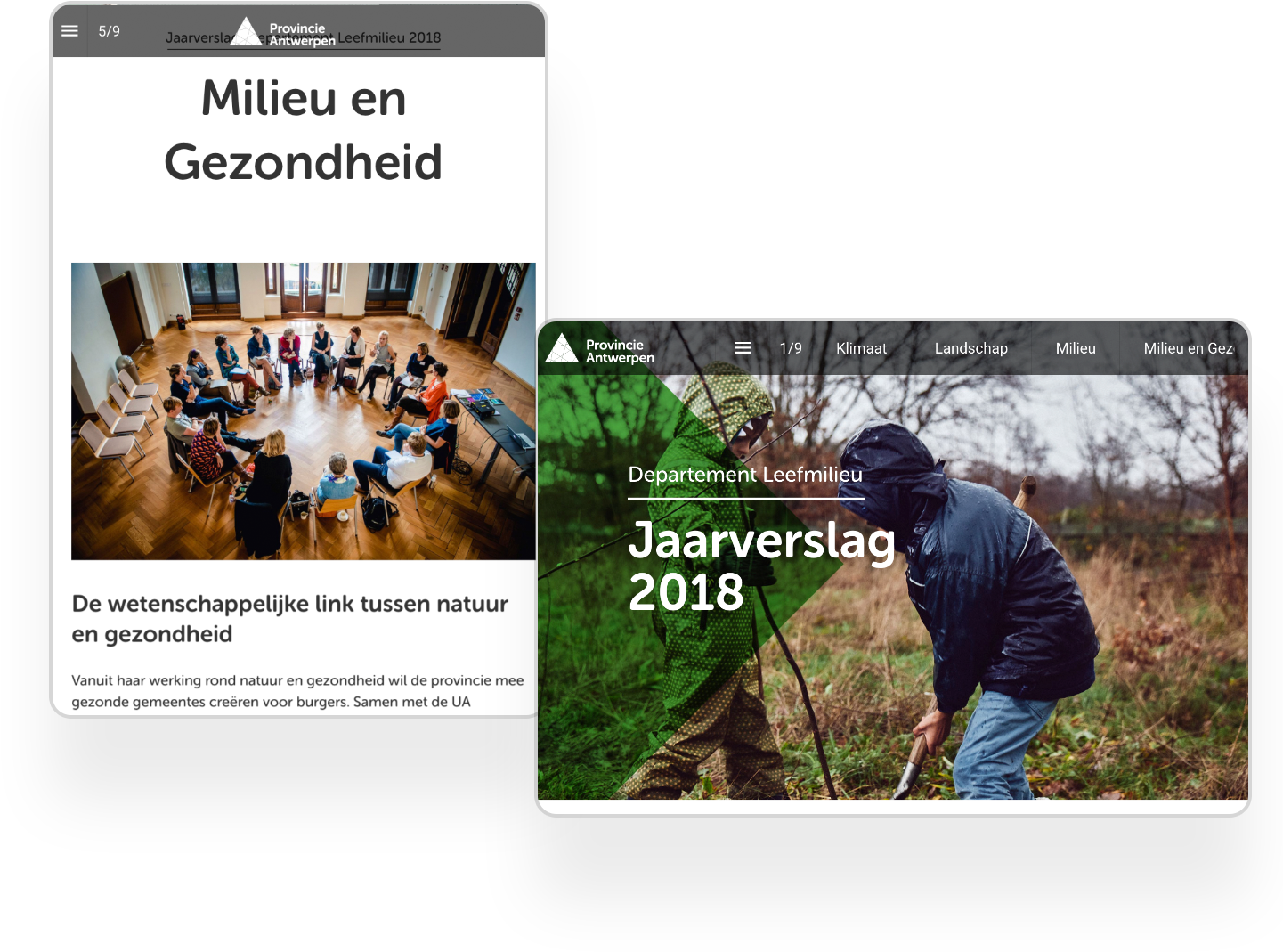 Interactive Magazine Example Provincieantwerp - Grass (1440x1120), Png Download