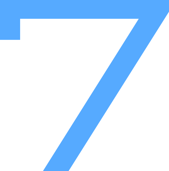 7 Countdown Svg Clip Arts 588 X 596 Px - 7 Clipart Blue (588x596), Png Download