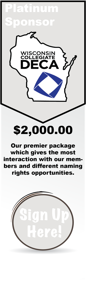 Wisconsin Collegiate Deca Is A 501 3 Non-profit Organization - Collegiate Deca (443x1280), Png Download