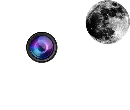 Shoot For The Moon Logo - Moon (591x590), Png Download