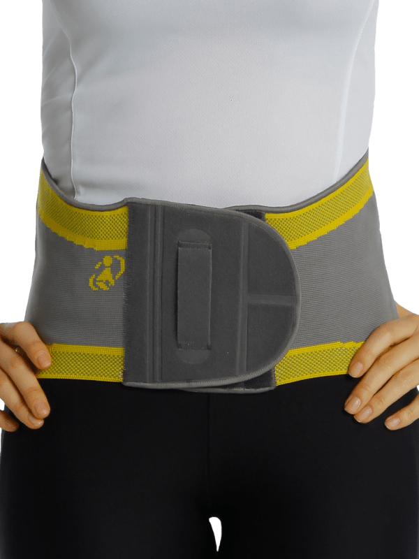 402 Bodycy Knitted Lumbosacral Corset With Silicone - Pocket (600x800), Png Download