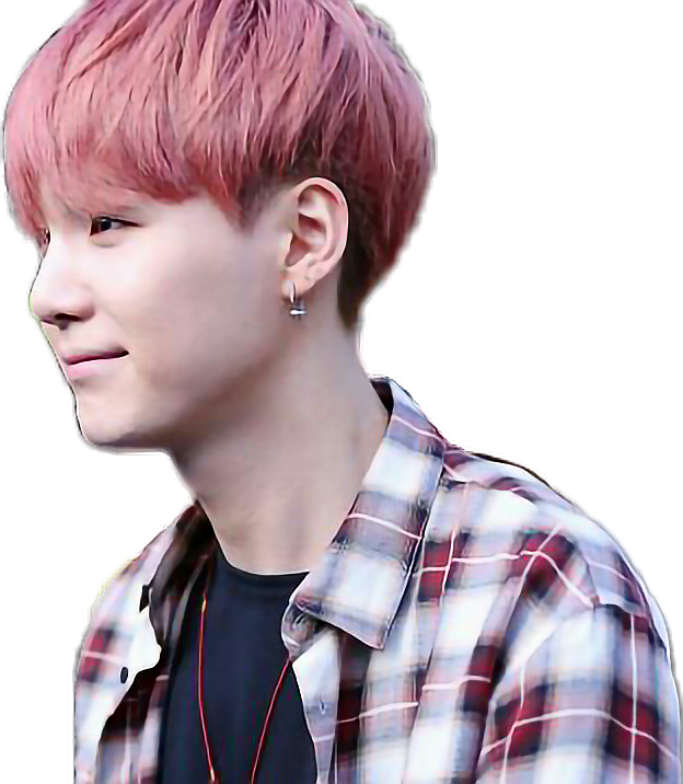 Bts Suga Minyoongi Pinkhair - Бтс С Розовыми Волосами (624x716), Png Download