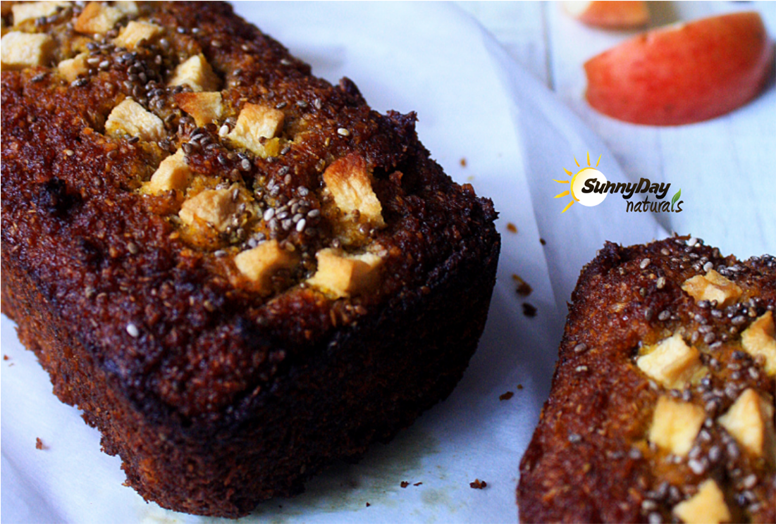 Pumpkin & Apple Gingerbread Loaf - Snack Cake (1100x880), Png Download
