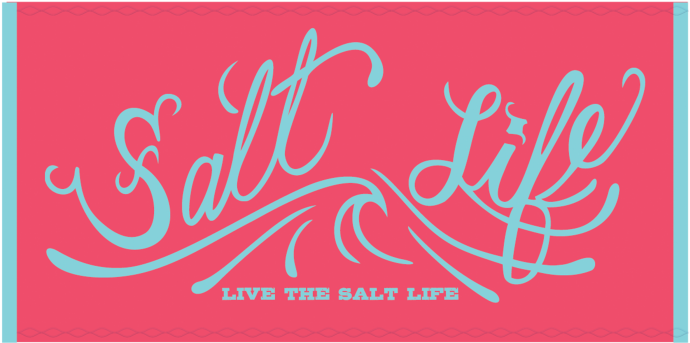 Salt Life Large Orginal Graphic Beach Towel - Car Decals Salt Life (700x700), Png Download