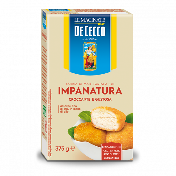 Impanatura Farina Di Mais Tostato - De Cecco (590x590), Png Download