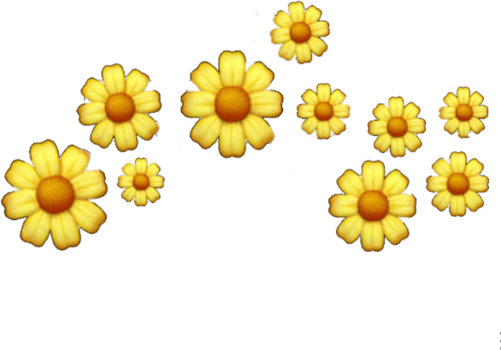 Popular And Trending Flowers Background Tumblr Stickers - Sunflower (1485x953), Png Download