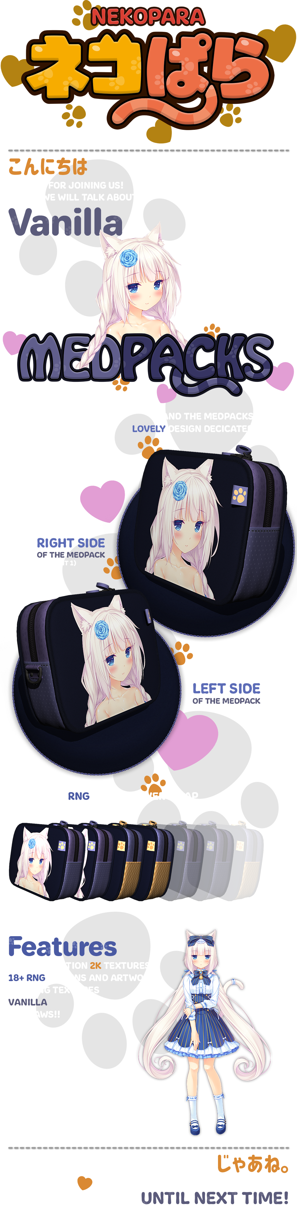 Rng Medpacks For Vanilla [r18][nekopara] - Nekopara (1000x4120), Png Download