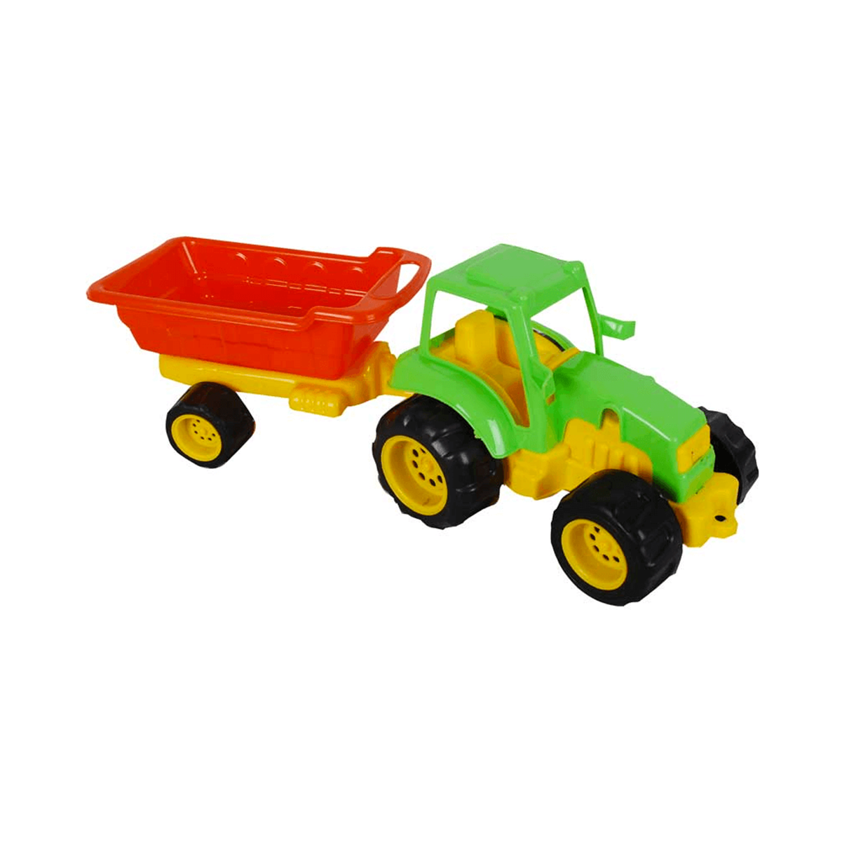 Image Urt Red Tractor Trailer Workers Power Mgs 08 - Oyuncak Traktör (1200x1800), Png Download