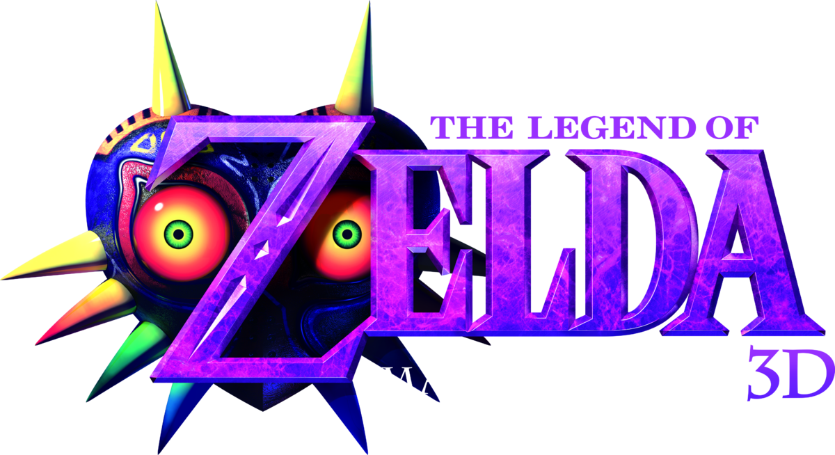 Legend Of Zelda Majora's Mask 3d Logo (1200x654), Png Download