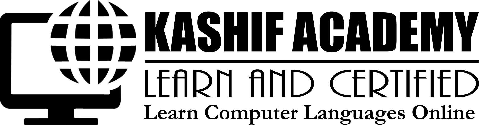 Kashif Academy Kashif Academy - Black-and-white (2048x585), Png Download