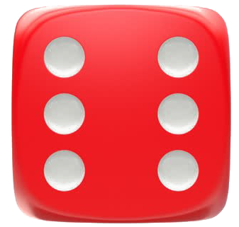 Red Dice Png Clipart Background - Carmine (852x480), Png Download