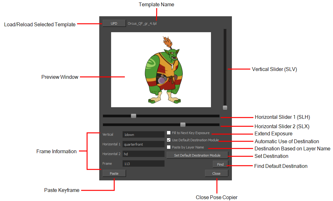 Pose Copier Dialog Box - Reptile (1089x665), Png Download