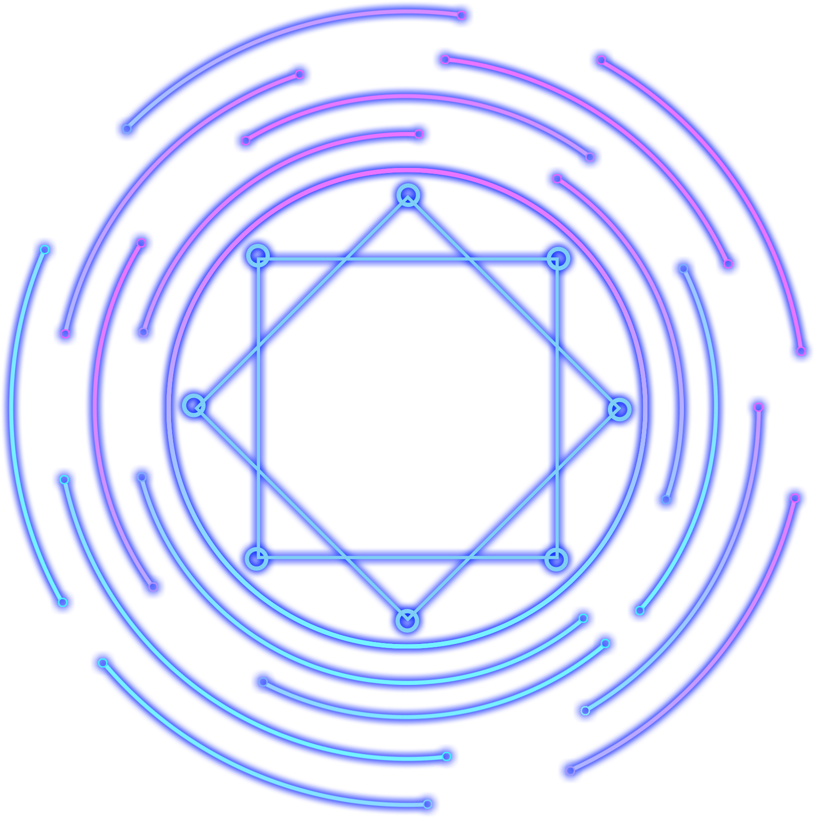 Technology Border Circle Gradient Futuristic Png And - Mumbai Diamond Merchant Association (2000x2000), Png Download