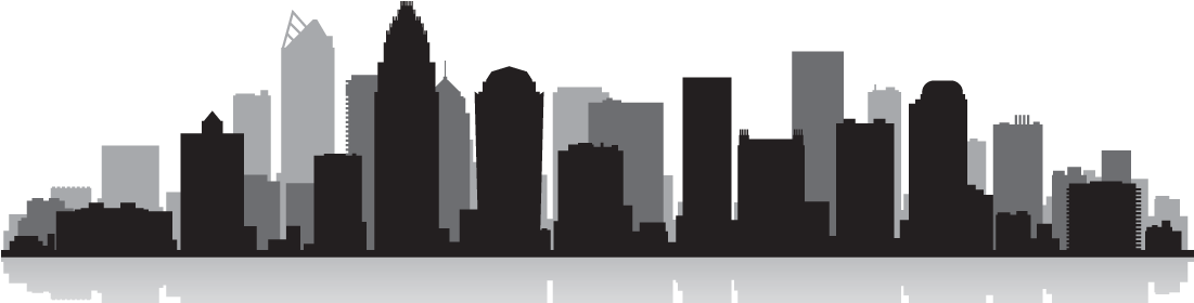 Charlotte Skyline Silhouette Transparent Png Clipart Charlotte Skyline Vector Full Size Png Download Seekpng
