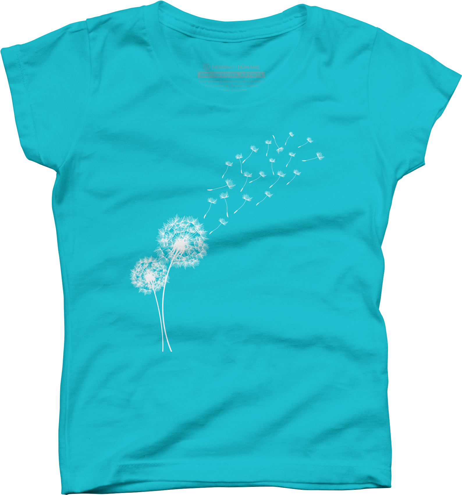 Dandelion Seeds Blowing In The - Sushi Hug Shirt Lucifer (1725x1800), Png Download