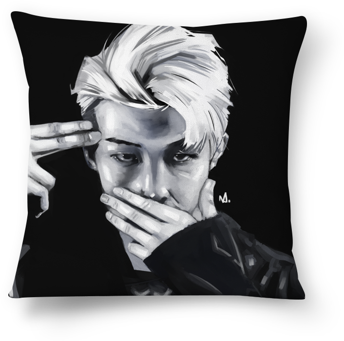 Almofada Kim Namjoon De Brendon Cruzna - Cushion (800x800), Png Download