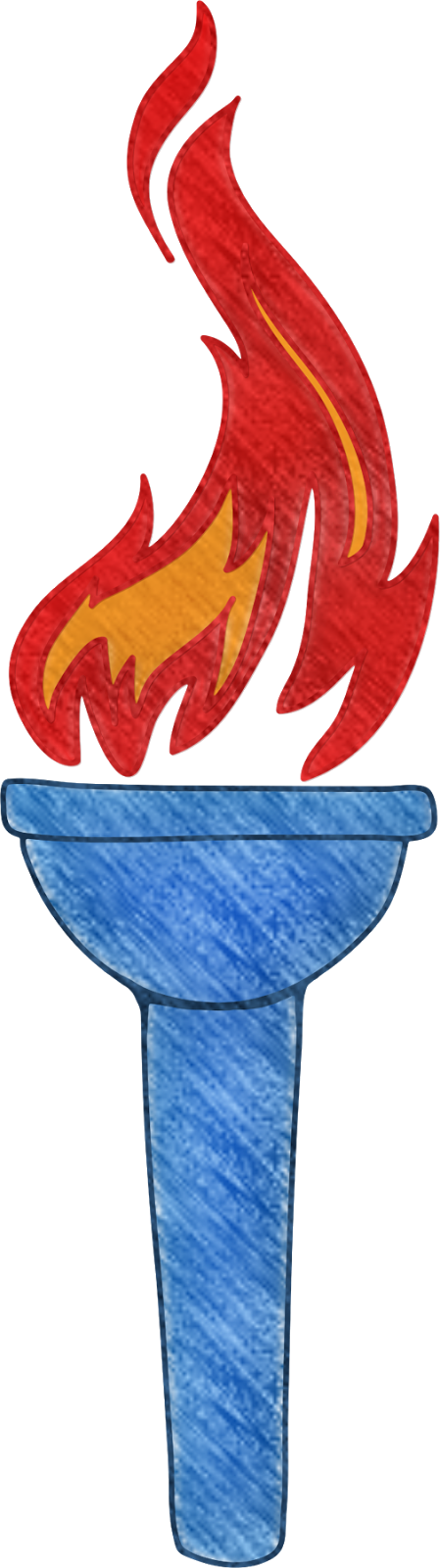 Teaching - Blue Torch Png (449x1600), Png Download