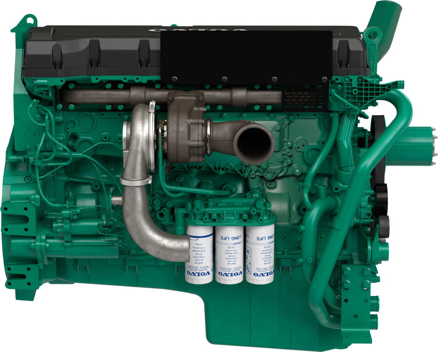 Tad1640ve-b - Volvo Tad1640ve (2324x1200), Png Download