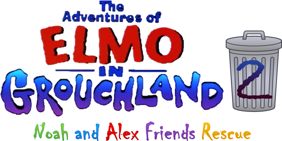 The Adventures Of Elmo In Grouchland Noah And Alex - Adventures Of Elmo In Grouchland Logo (1126x586), Png Download