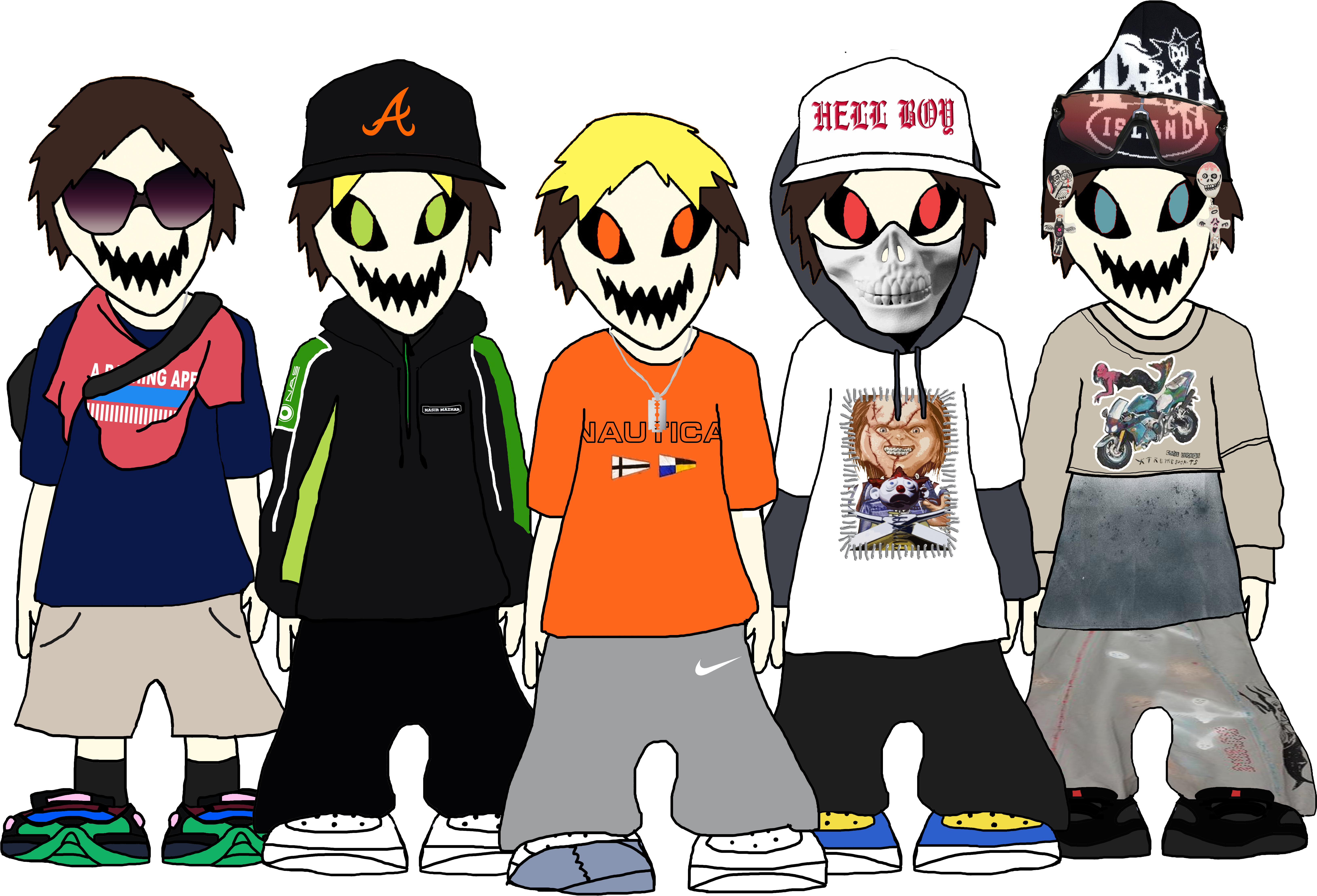 Sadboys - Cartoon (6970x4902), Png Download