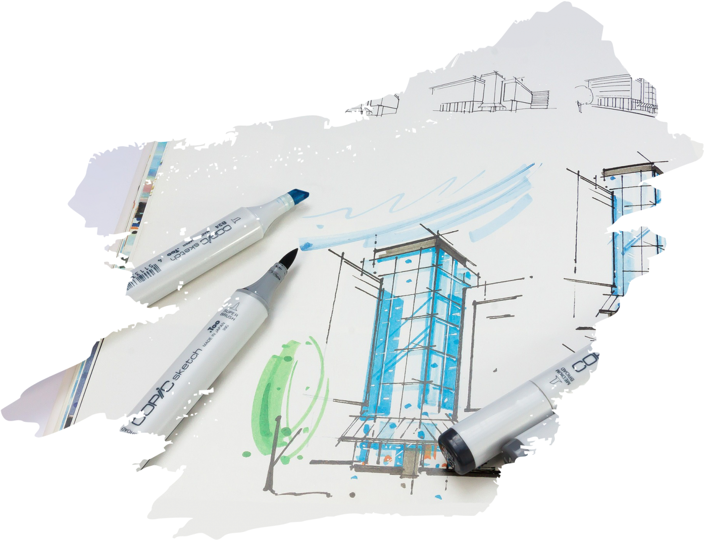 Your Project Partner - Sketching Architects (1400x1099), Png Download