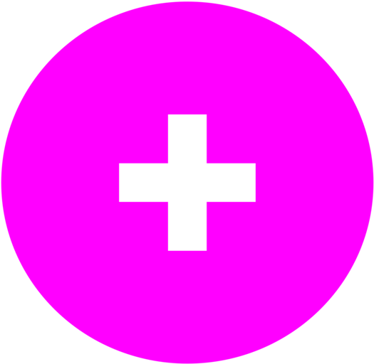 Logo Pink M Line - Cross (530x750), Png Download