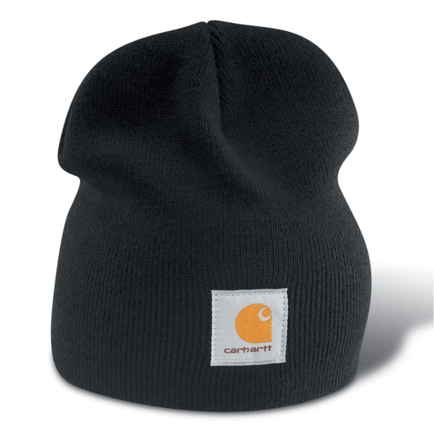 Rib Knit Beanie Acrylic Knit Hat - Carhartt Acrylic Knit Beanie (1024x640), Png Download