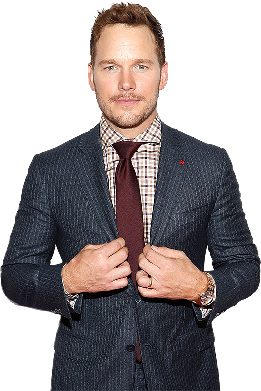Chris Pratt Update - Gentleman (516x773), Png Download
