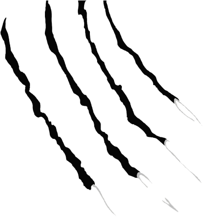 Claw Scratch Clipart Transparent - Tiger Claw Scratch Png (640x480), Png Download