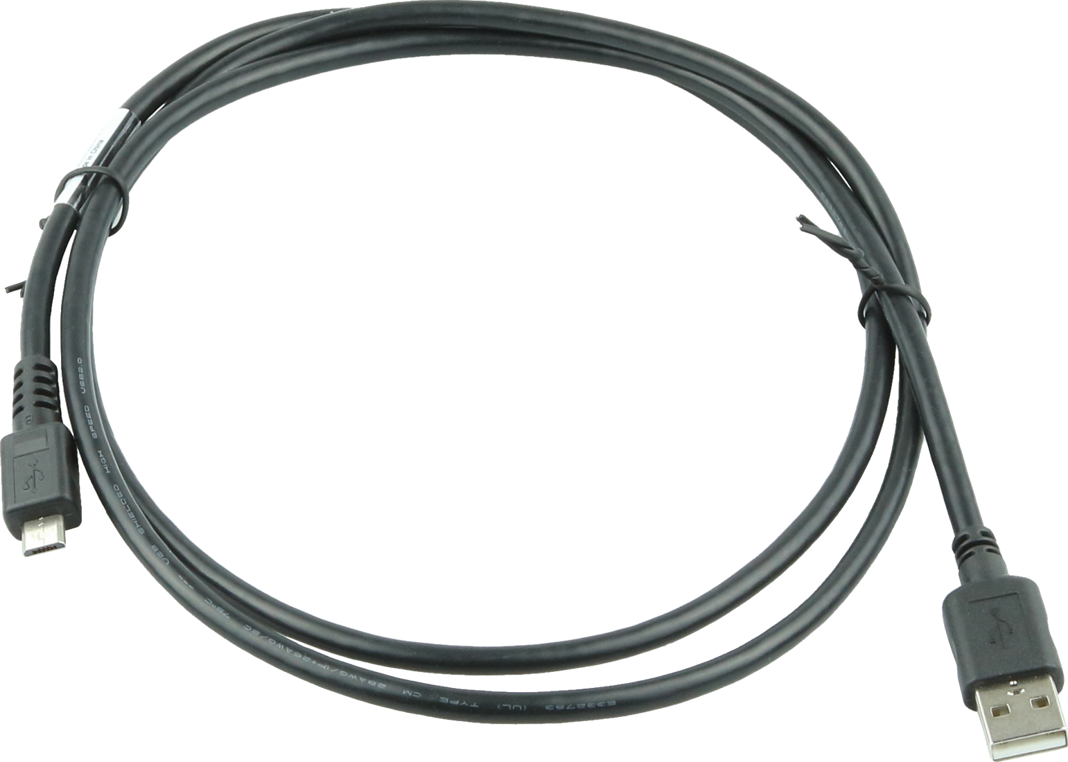 Usb To Micro-usb Cable (1541x1100), Png Download