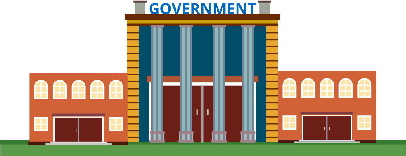 Building House White Government Free Download Image - Cliparts Government (1494x721), Png Download