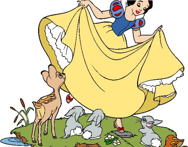 Snow White And The Seven Dwarfs Clipart Name - Princesas Disney Para Colorear (640x480), Png Download
