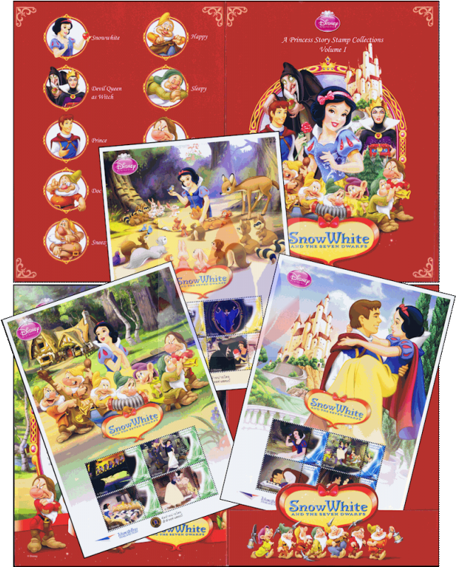 Disneys Snow White & The Seven Dwarfs Ps - Cartoon (800x800), Png Download