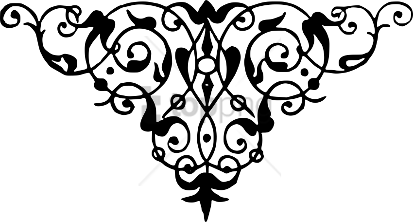 Free Png Decorative Line Png Png Image With Transparent - Portable Network Graphics (850x456), Png Download