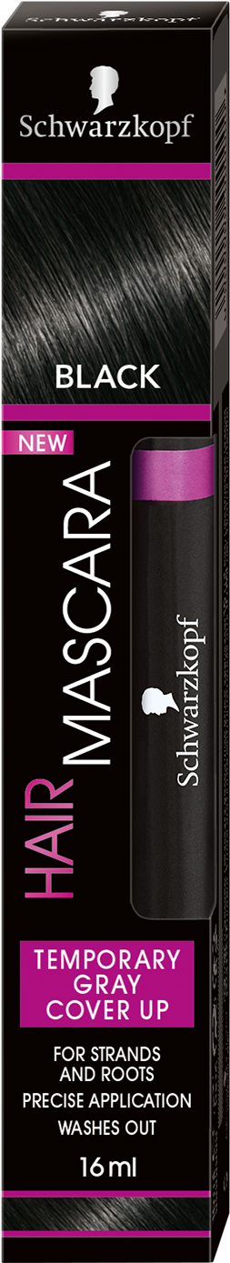 Thumbnail Black Hair Mascara - Eye Liner (970x1400), Png Download