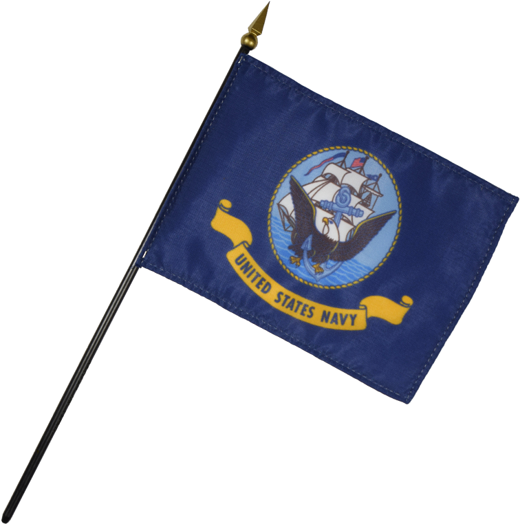 Us Navy Flag (800x800), Png Download