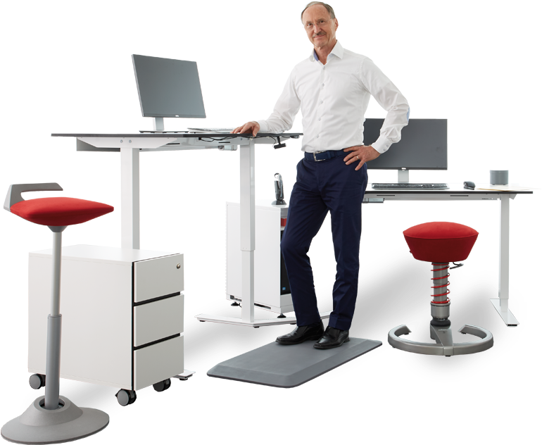 Aeris Active Office - Bar Stool (800x719), Png Download