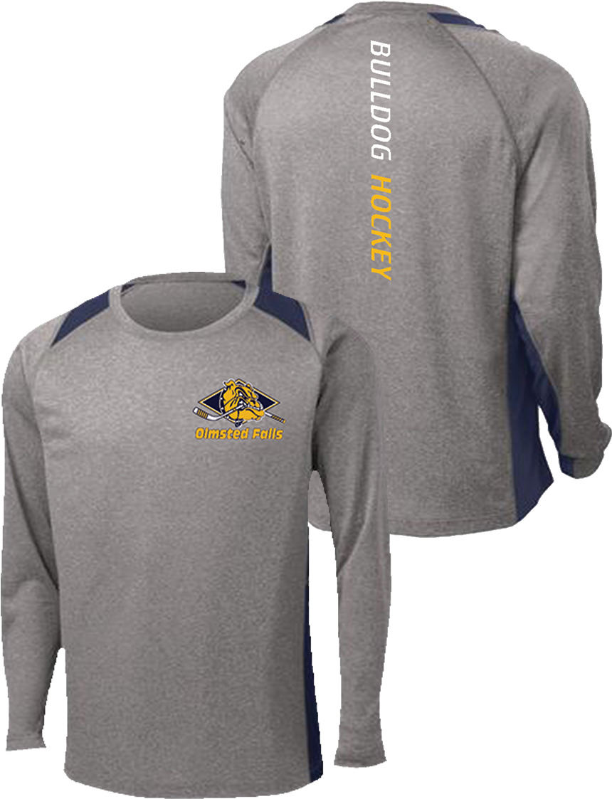 Olmsted Falls Hockey Colorblock Performance Tee Ls - Active Shirt (1200x1200), Png Download