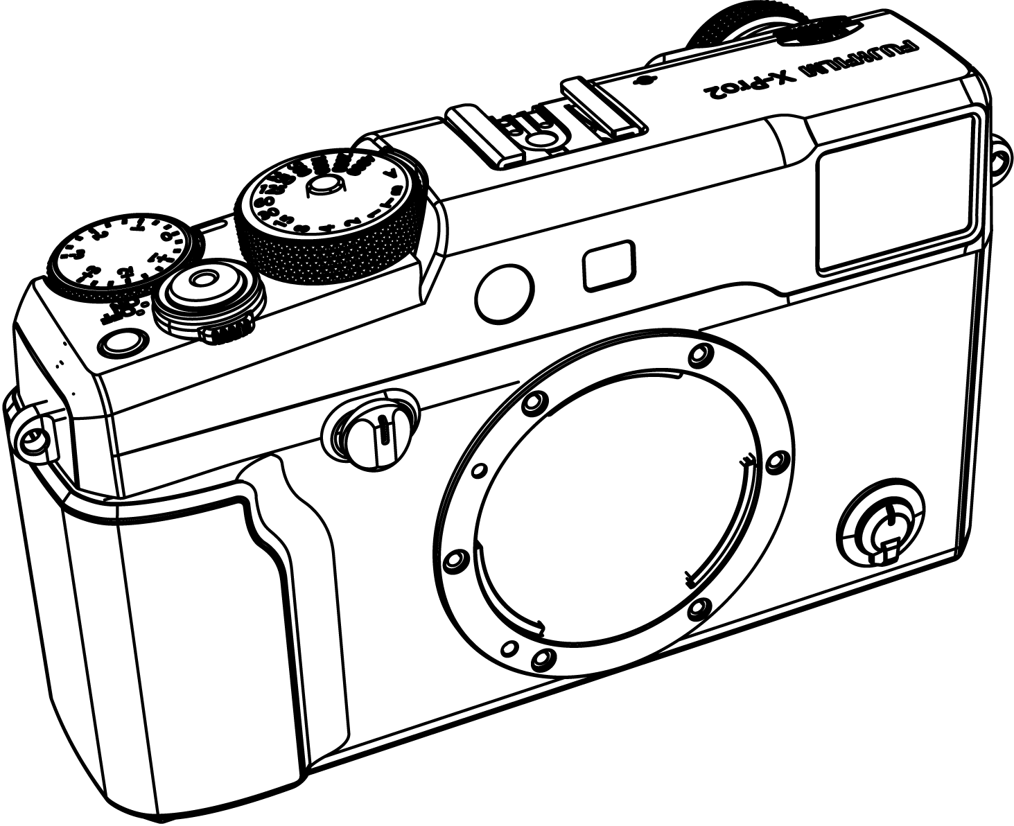 Dials Inside Out X - Line Art (1463x1192), Png Download