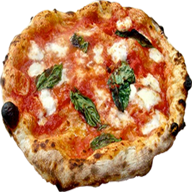 Pizza Margherita - Neapolitan Pizza (650x650), Png Download