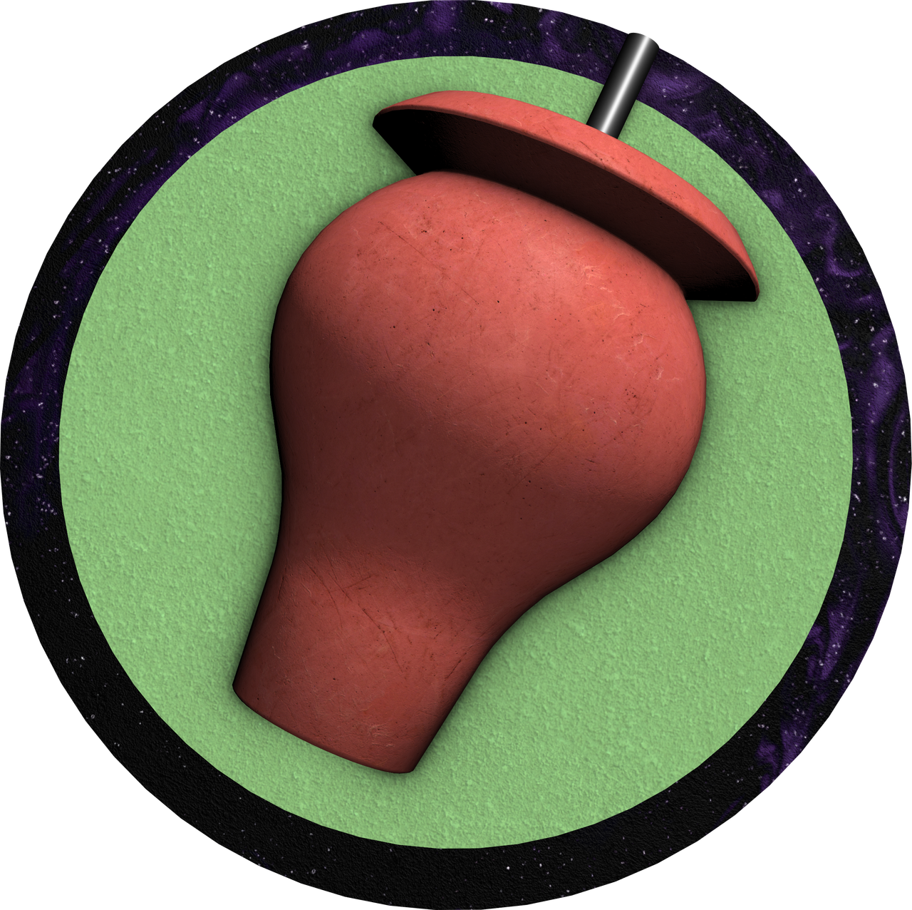 Columbia 300 Beast Purple Sparkle Bowling Ball Core - Circle (1280x1276), Png Download