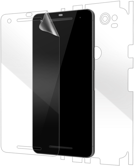 Google Pixel 2 Screen Protector - Smartphone (600x630), Png Download