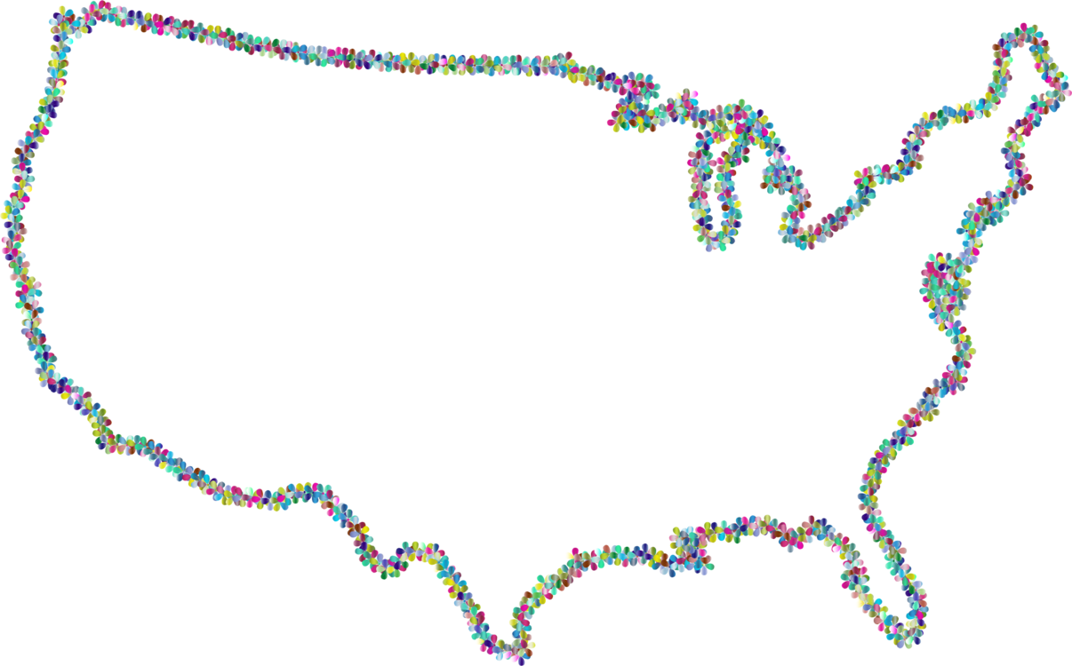 Outline Of The United States U - United States Outline Icon (1206x750), Png Download