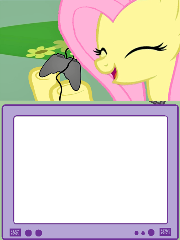 Fluttercry / Characters Watching Tv - Fluttershy Tv (600x801), Png Download