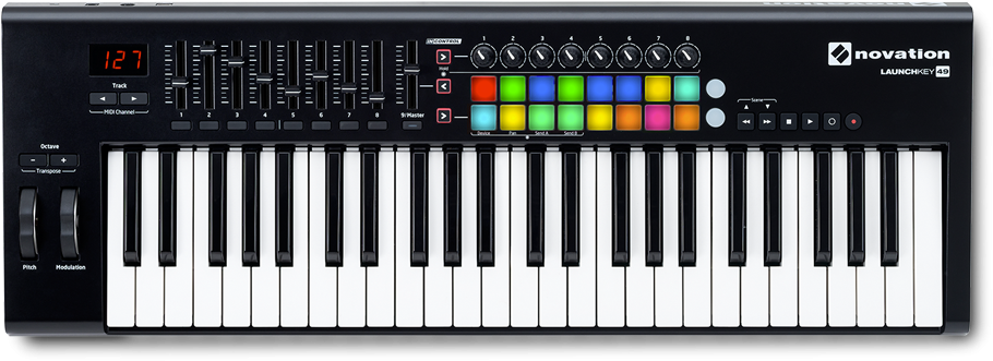 Novation Launchkey 49 Mk2 (931x350), Png Download