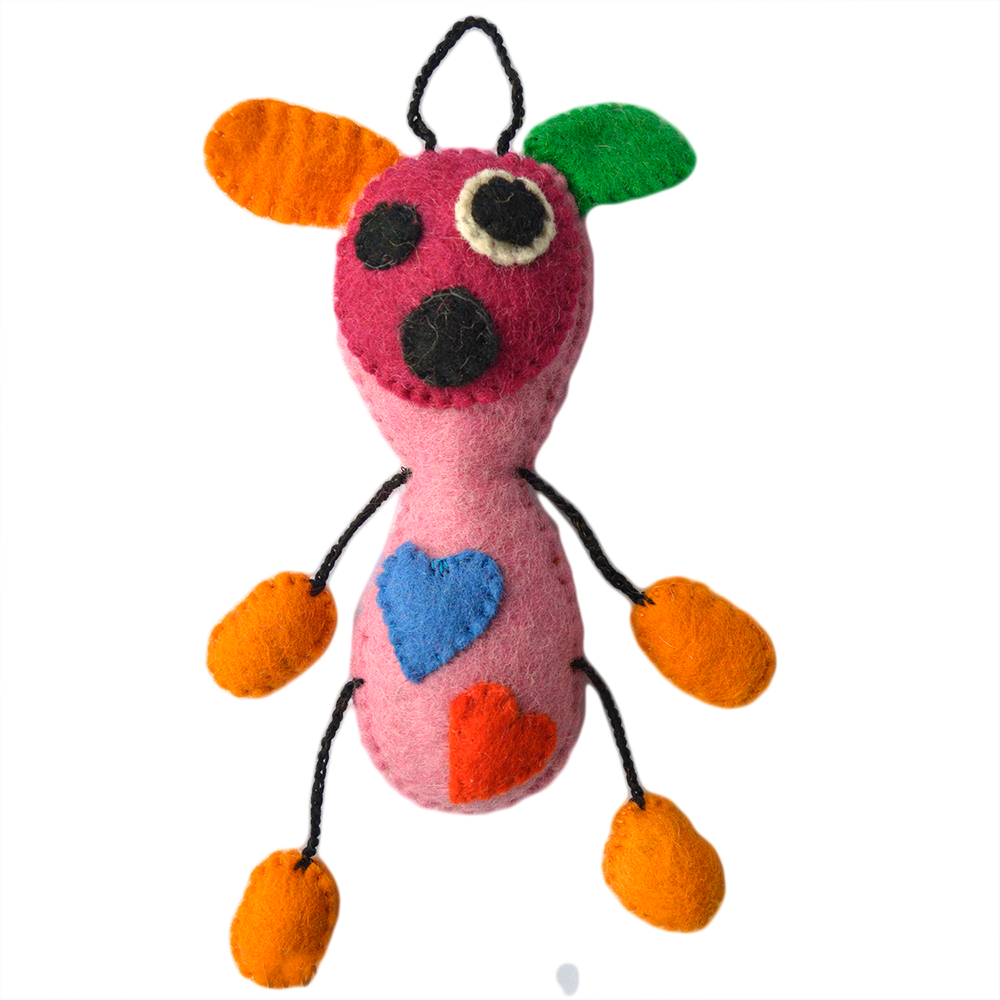 Woolen Felt Hanging Toy - Stuffed Toy (1000x1000), Png Download